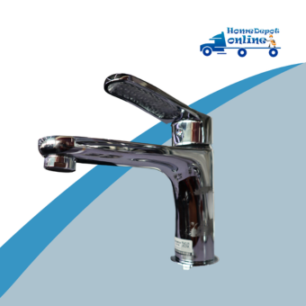 WJ-020 TOP-MOUNTED CHROME LAVATORY FAUCET-HOT AND COLD(SMALL)