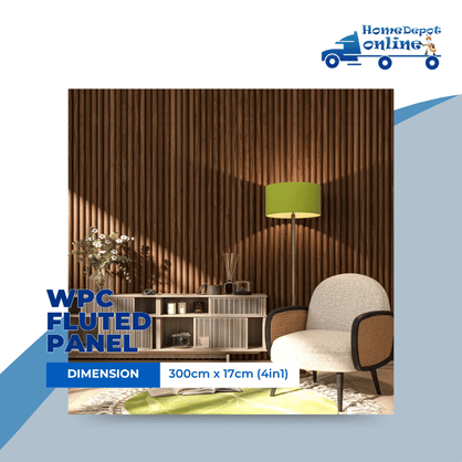 (6IN1) LXZ INDOOR WPC FLUTED PANEL SEMI-CIRCLE