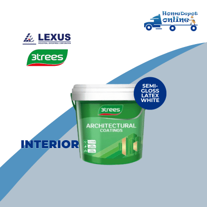 (LEXUS) 3TREES SEMI-GLOSS LATEX WHITE