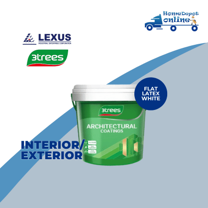 (LEXUS) 3TREES FLAT LATEX WHITE