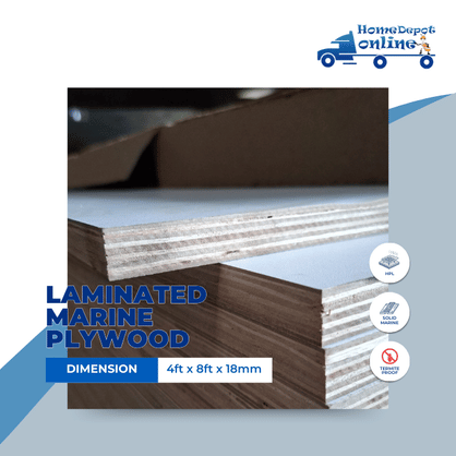 (NEW) LAMINATED MARINE PLYWOOD WHITE