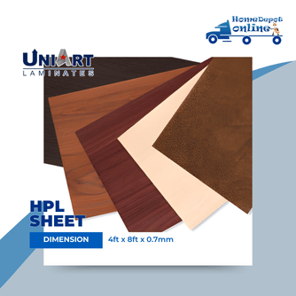 (UNIART LAMINATES) HIGH PRESSURE LAMINATE HPL SHEET WHITE