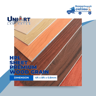 (UNIART LAMINATES) HIGH PRESSURE LAMINATE HPL SHEET STIPPLE WOOD GRAIN SERIES
