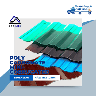 (SKYLITE) MINI CORRUGATED EMBOSSED POLYCARBONATE SHEET