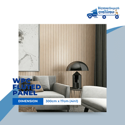 (LXZ) INDOOR 4IN1 WPC FLUTED PANEL WALL CLADDING