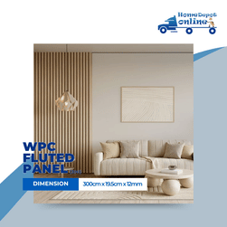 (LXZ) INDOOR 3IN1 WPC FLUTED PANEL WALL CLADDING